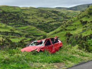 Broken car